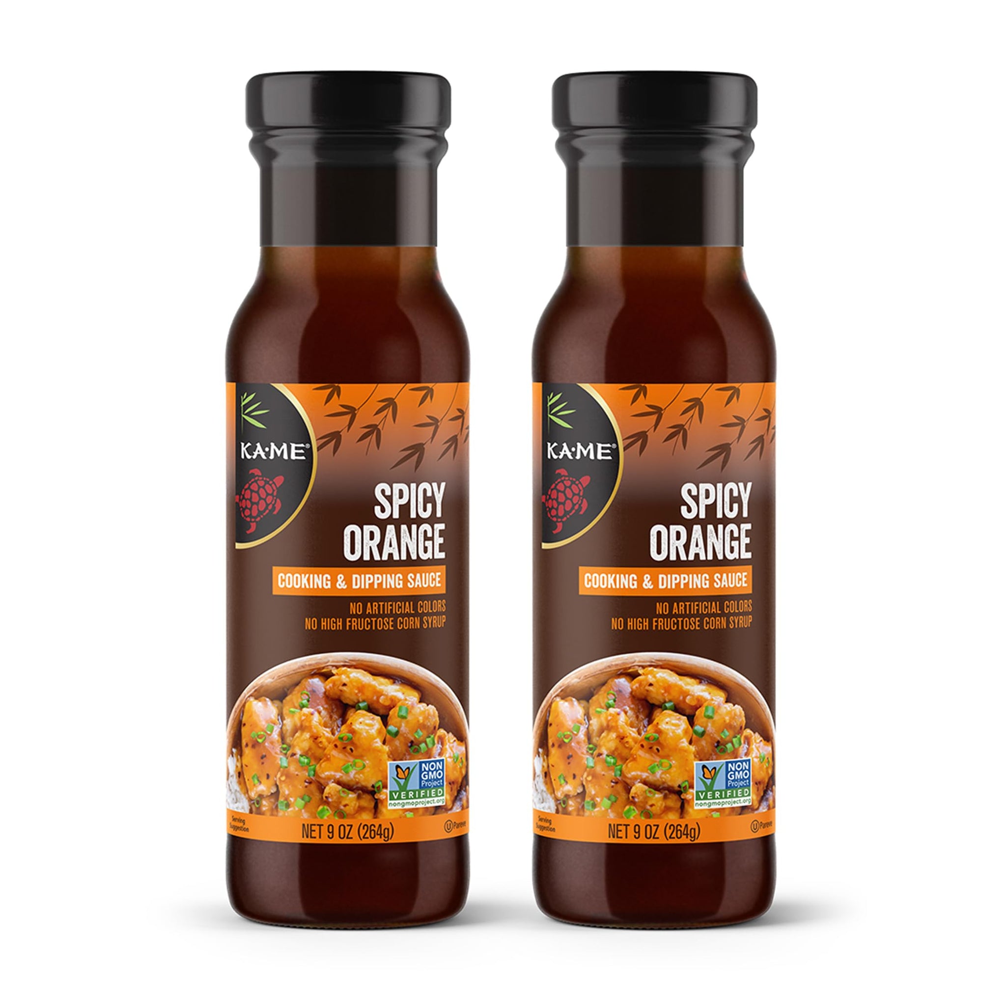 KA-ME Spicy Orange Sauce - Authentic Asian Flavors for Grilling and Cooking - Elevate Meat, Seafood, and Vegetable Dishes - Non-GMO, Kosher - No, High