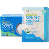 Soeos Organic Konjac Noodles, Fettuccine, 9.5oz (270g) 6 Packs, Kosher, Sugar Free, Gluten Free, Low Calorie, Low Carb Pasta, Shirataki Noodle