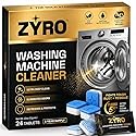 Washing Machine Cleaner Tablets | 24 Pack | Ultra Deep Clean | Eliminates Odors | Washer Cleaner Tablets for HE Front Loader & Top Load Washer |