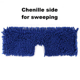 Tidy Monster 3 Pack Mop Refills Compatible with O-Ceda Dua-Action Microfiber Mop, Replacement Mop Heads for Dry/Wet Use, Machine Washable Double Sided