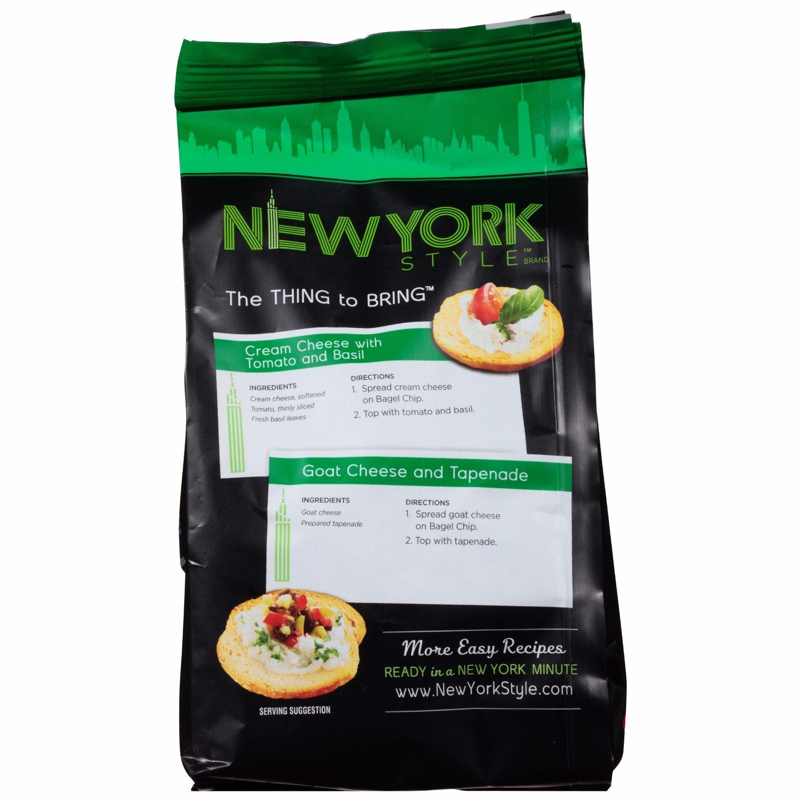 New York Style Bagel Crisps, Garlic, 7.2 Ounce (Pack of 3)