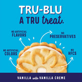 Tru-Blu Vanilla Cookies with Vanilla Creme | No artificial ingredients | No High Fructose Corn Syrup | Made in the USA | 12 Ounce (Pack of 3)