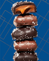 Sanders Milk Chocolate Sea Salt Caramels (32 oz Tub) - Handcrafted Small Batch Slow Cooked Caramel, Sea Salt Chocolate with Rich Indulgent Flavor