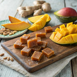 Prince of Peace Ginger Chews with Mango, 1 lb. - Candied Ginger - Mango Candy - Mango Ginger Chews - Natural Candy