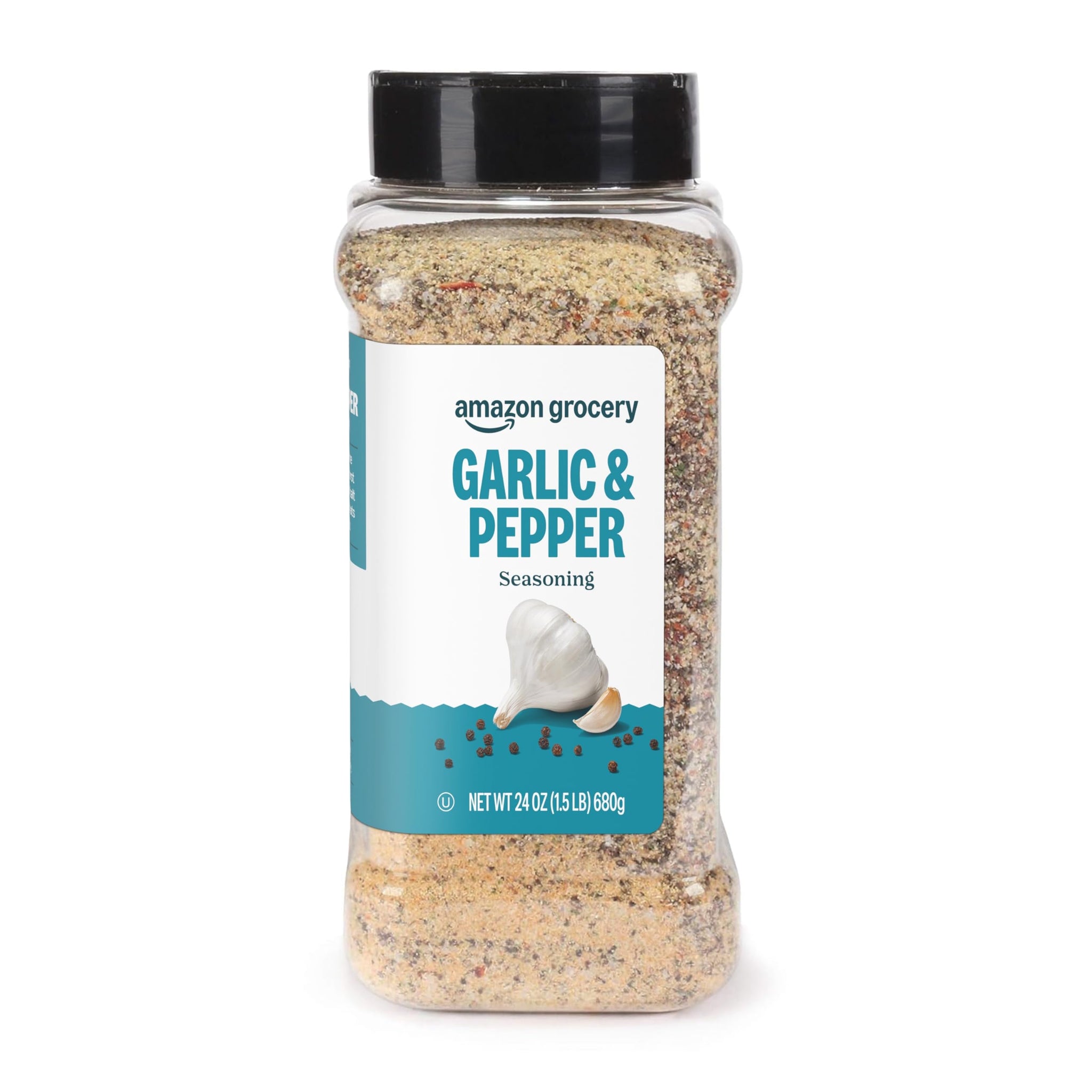 Amazon Grocery, Garlic & Pepper Seasoning, 24 Oz