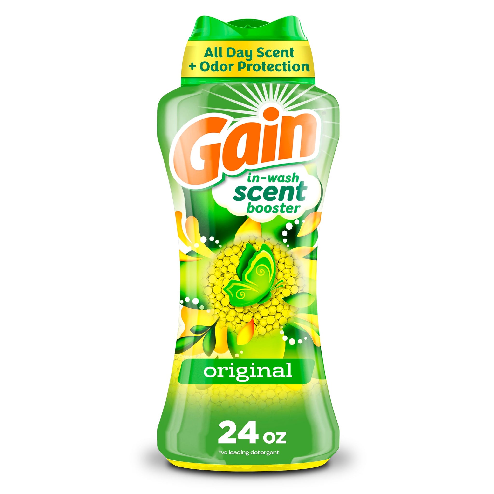 Gain In-Wash Laundry Scent Booster Beads, Original Scent, 24.0 OZ, Fresh Extender + Odor Protection