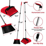 MOPPLEX Broom and Dustpan Set Combo, Kitchen Broom and Dustpan for Easy Sweeping, Premium Broom and Dustpan Set for Home Cleaning, Perfect Dust Pan
