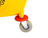 Alpine Mop Bucket & Side Wringer Combo - Heavy Duty & Commercial Janitorial Cart w/Spring Wringer on Wheels for Home & Industrial Cleaning