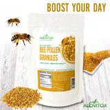 Alovitox Bee Pollen Granules 8 Oz | 100% Pure, Organic Bee Pollen for Bearded Dragons | Superfood Packed Bee Pollen Organic with Antioxidant, Protein