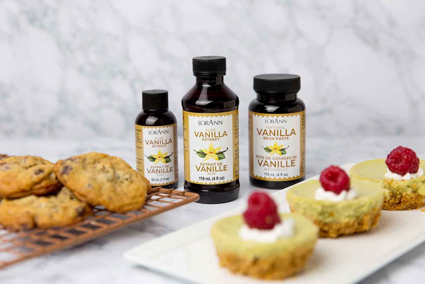 LorAnn Pure Vanilla Extract 4 ounce bottle