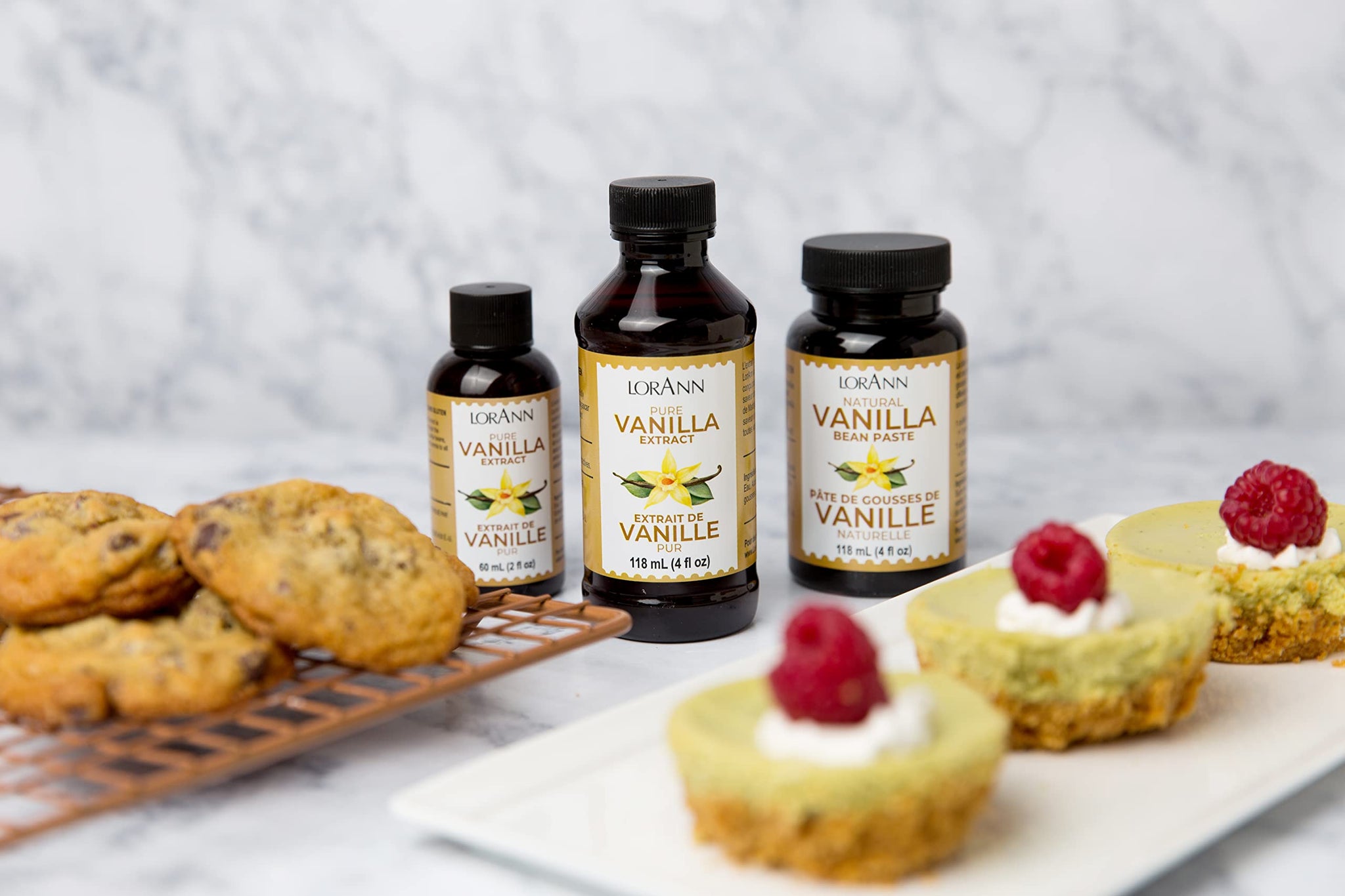 LorAnn Pure Vanilla Extract 4 ounce bottle