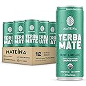 Mateina Yerba Mate Zero Sugar Energy Drink - 120mg Natural Caffeine - Organic, Non-GMO, Non-Carbonated - Dr. Andrew Huberman Recommended - (12 fl oz