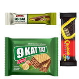 (21count) Gift Snack Box - Dubai Chocolate 93g & 27g + 19 Assorted Chocolates - International Turkish Chocolate Gift Box - Asian & European Sweets