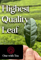 One With Tea Organic Japanese Genmaicha with Matcha Green Tea Loose Leaf - Premium Whole Leaf Sencha with Roasted Brown Rice & Matcha, USDA Organic