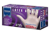 Premium Guard - Disposable Latex Gloves, Powder Free, 100 gloves per Box, Size - XL