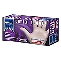 Premium Guard - Disposable Latex Gloves, Powder Free, 100 gloves per Box, Size - XL