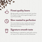 Costa Coffee Pods Dark Roast, Signature Blend Single-Serve Pods (10 Count), Smooth & Nutty 100% Arabica Beans, Compatible with Pod Brewers