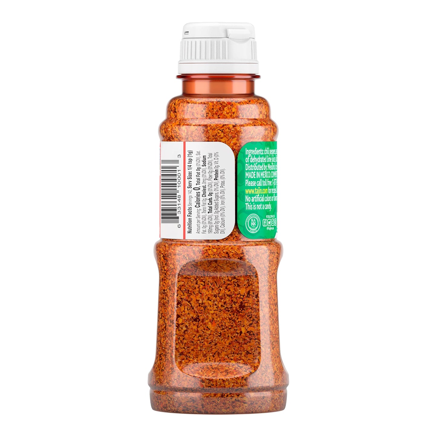 Tajin Clásico Seasoning, Authentic Mexican Chili Lime Spice Blend for Fruit, Snacks, Tacos, and Cocktails, Zesty Flavor Enhancer, 5 oz (Pack of 1)