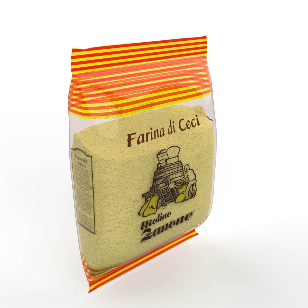 Garbanzo Bean Flour - Gluten-Free Chickpea Flour, 17.06 Ounces - Molino Zanone Farina Di Ceci 500 grams