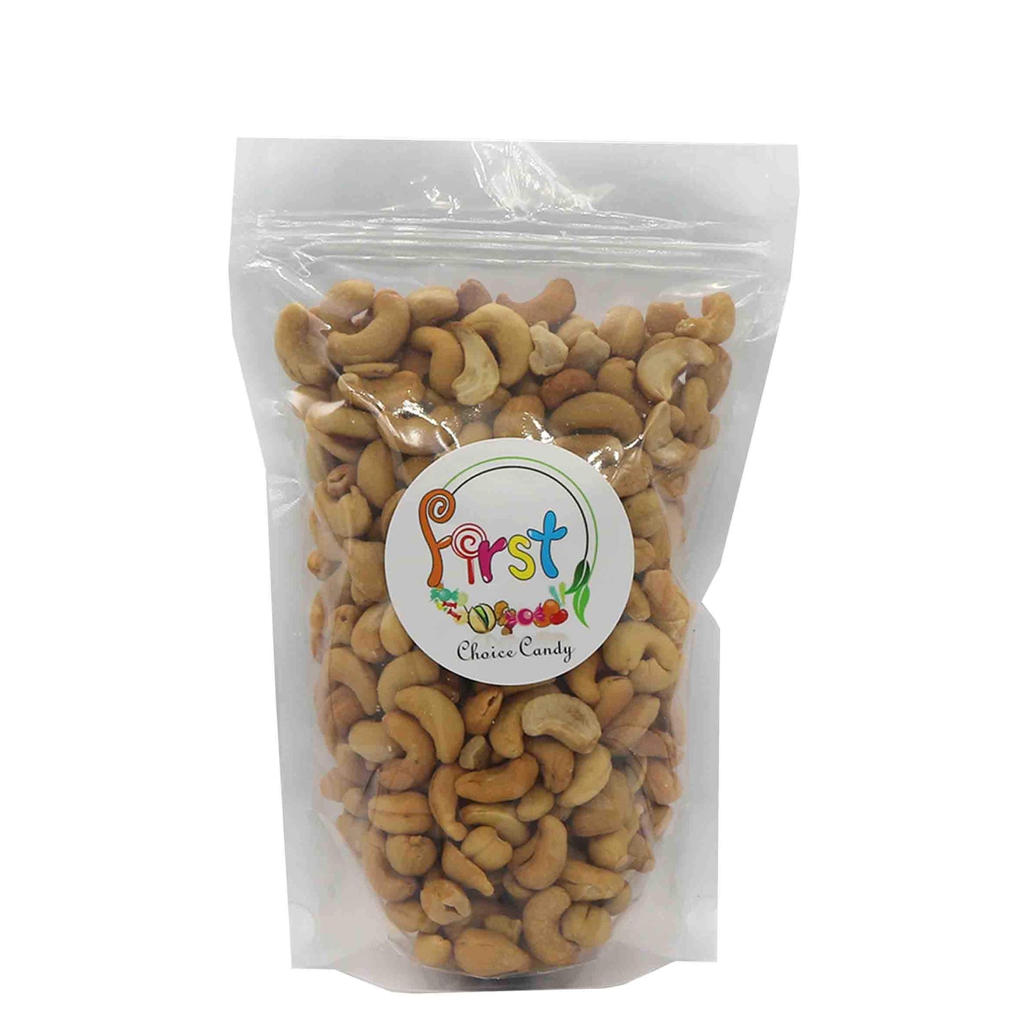 FirstChoiceCandy Roasted Unsalted Whole Cashews Healthy Snacks, No Salt, 2 Pound