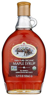 Shady Maple Farms Maple Syrup, Og, Gr A, Dk, Gl, 16.90-Ounce