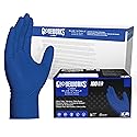 GLOVEWORKS HD Royal Blue Nitrile Gloves XXL, Latex Free Nitrile Disposable Gloves Nitrile Gloves, Case of 1000