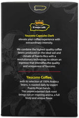 Yaucono Espresso Capsules, Dark Roast, 100 Percent Coffee from Puerto Rico Compatible with Nespresso Machines, 18 Count (Pack of 1)