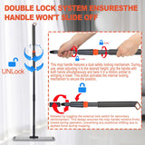 18 Professional Microfiber Mop Large Flat Mops for Floor Cleaning 4 Reusable Washable mop Pads Hardwood Cleaning System Wet and Dust Mop with 61in