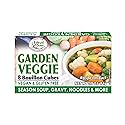 Edward & Sons Garden Veggie Bouillon Cubes - Organic Vegetable Bouillon, Vegan Broth Cubes, Stock for Soup & Stew, Gluten Free - 2.9 Oz, 12 Pack