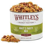 Whitley’s 'Whit's Party Mix' - Sweet & Spicy Snack Mix, Sesame Sticks, Corn Nuts, Cajun Sticks & Nuts (36 Ounce Tin)