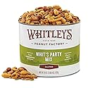 Whitley’s 'Whit's Party Mix' - Sweet & Spicy Snack Mix, Sesame Sticks, Corn Nuts, Cajun Sticks & Nuts (36 Ounce Tin)