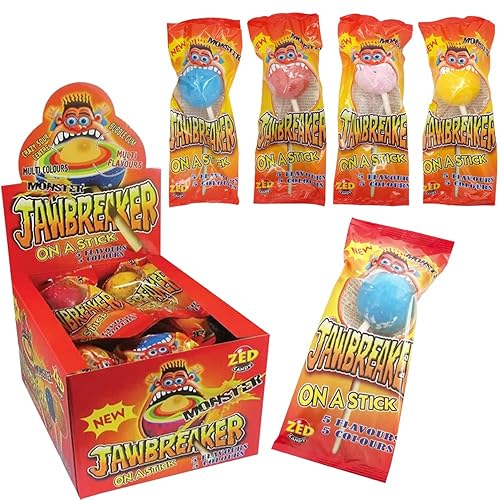 Monster Jawbreaker Lollipops (box of 18)