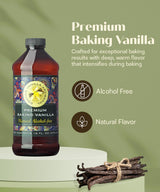 Premium Baking Vanilla Flavor, 16 fl oz - alcohol?free, Madagascar Bourbon vanilla, sugar?free, GMO?free, gluten?free, vegan, paleo, keto, kosher