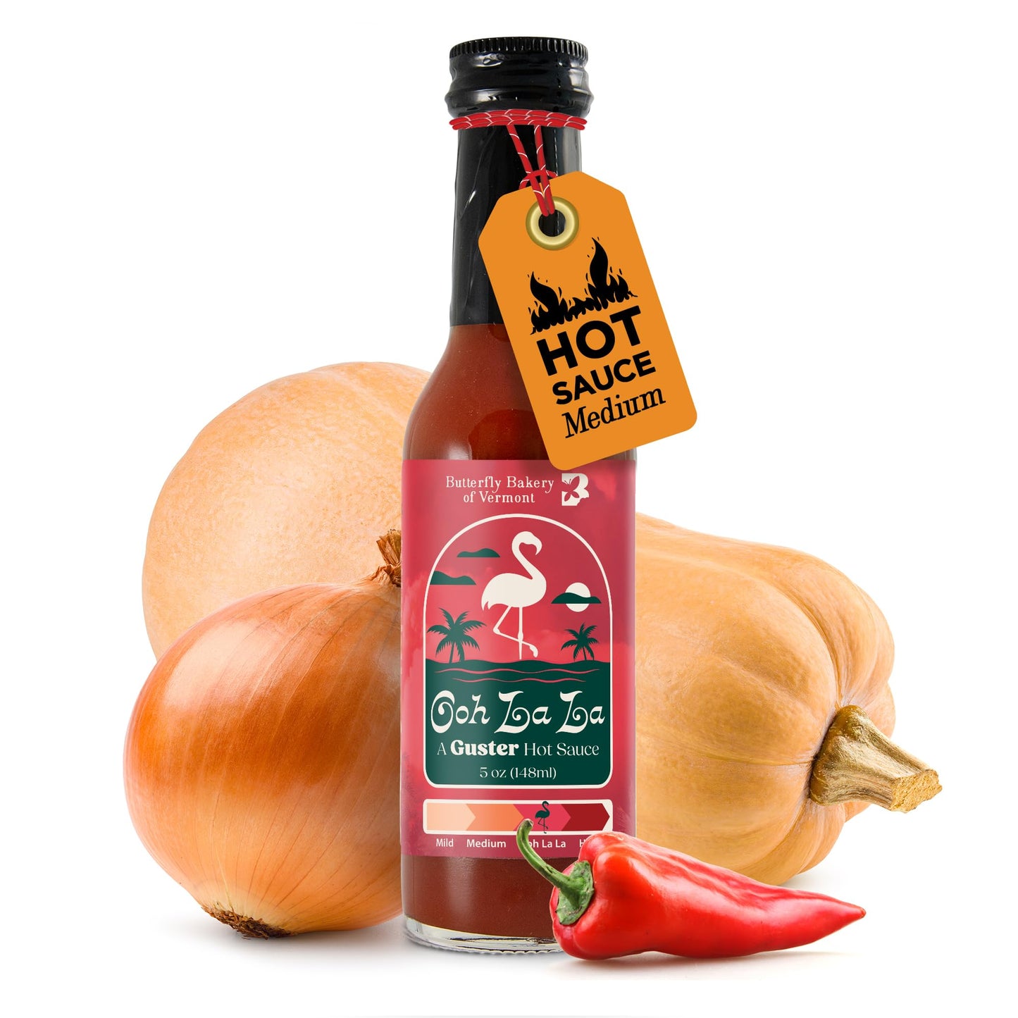 Butterfly Bakery of Vermont Ooh La La Hot Sauce, 5 fl oz