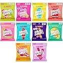 SmartSweets 10 Pack Assorted Variety - Sweet Fish, Sour Blast Buddies, Peach Rings, Red Twists, Gummy Sour Melon, Pink Lemonade, Gummy Worms, Tropical