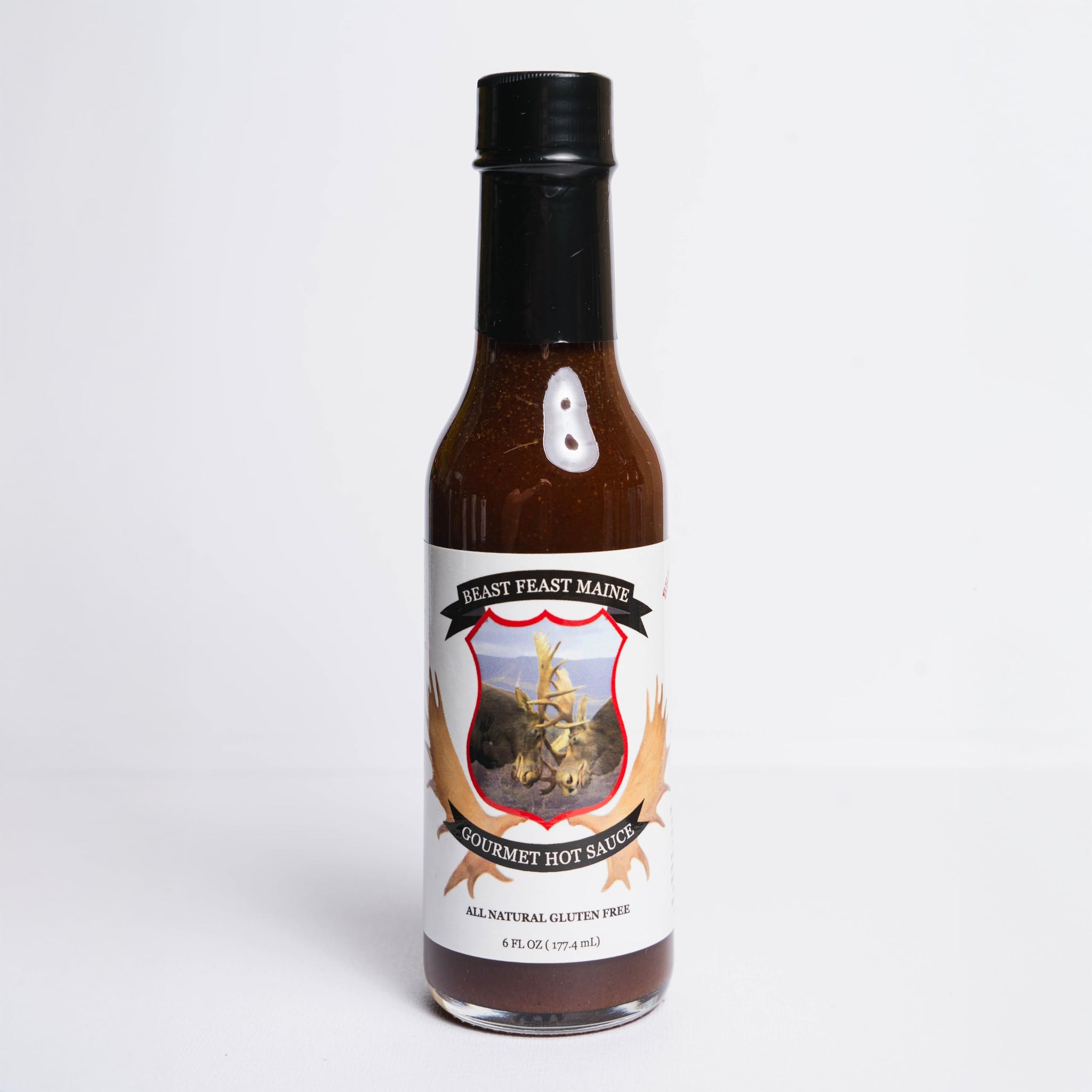 Beast Feast Maine Gourmet Hot Sauce, 6 oz, Habanero Chipotle Flavor, All Natural Gluten Free