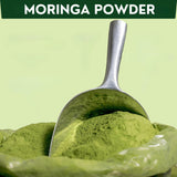 Nutrigins Moringa Powder - 1 lb - Organic Moringa Oleifera - 100% Raw and Pure Moringa Leaf Powder - Great for Drinks, Tea, Smoothies & Recipes