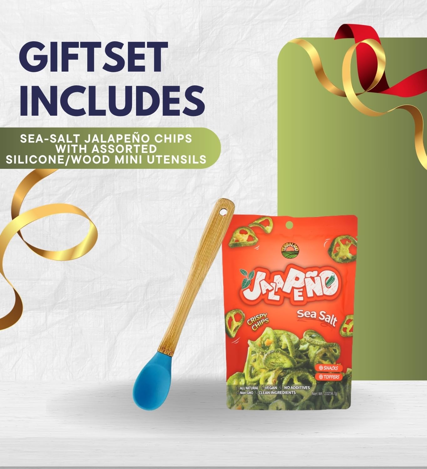 2x Chips Jalapeno Sea Salt, 2 OZ Bundle with Plastic Bag Clip - Kettle Potato Chips Spicy Kettle-Cooked with Sea Salt Crunch and Plastic Bag Clip