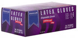 Premium Guard - Disposable Latex Gloves, Powder Free, 100 gloves per Box, Size - XL
