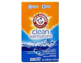 Arm & Hammer Fabric Softener Sheets, Purifying Waters, 200 ct