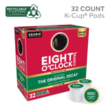 Eight O'Clock Coffee The Original Decaf, Single-Serve Keurig K-Cup Pods, Medium Roast Coffee Pods, 1 Count (Pack of 32)
