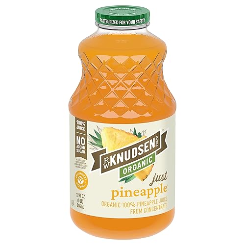 R.W. Knudsen Organic Just Pineapple Juice, 32 Ounces