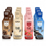 Muscle Milk Pro High 42g Protein Shake, 4 Flavor Variety, 14 fl oz Bottles (Pack of 12)