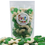 FirstChoiceCandy Gummy Rings Candy (Green Apple, 1 Pound (Pack of 1))