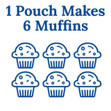 Martha White Muffin Mix Sampler Variety Pack, Pack of 12, Chocolate Chip, Blueberry, Strawberry, Cinnamon Sugar, Wildberry, Just Add Milk