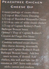 Captain Rodney's Black Label Peach BBQ Sauce - 12 Fl Oz