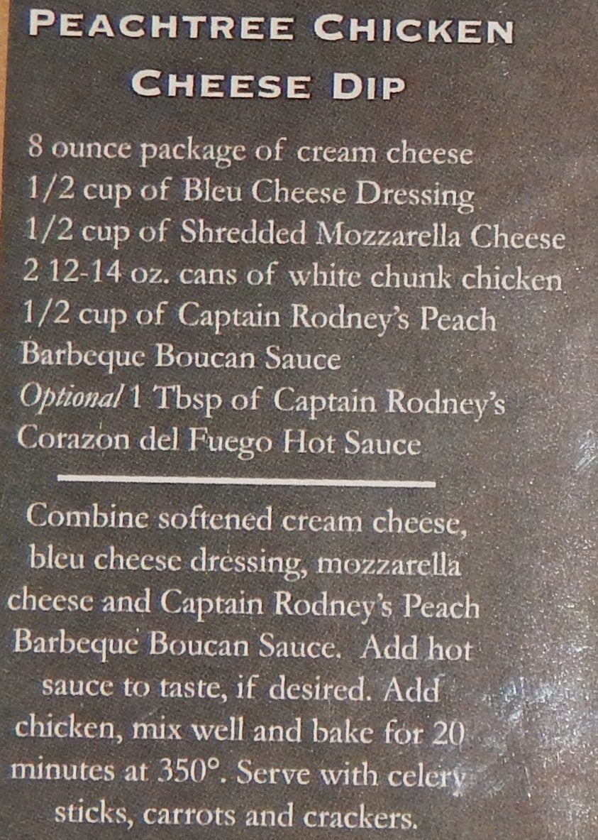 Captain Rodney's Black Label Peach BBQ Sauce - 12 Fl Oz