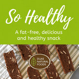 DIJAS Natural Foods, Crunchy Fat Free Biscotti Cookie, All Natural Preservative Free Ingredients, Delicious Low Calorie Snack (5 Ounces, Cranberry
