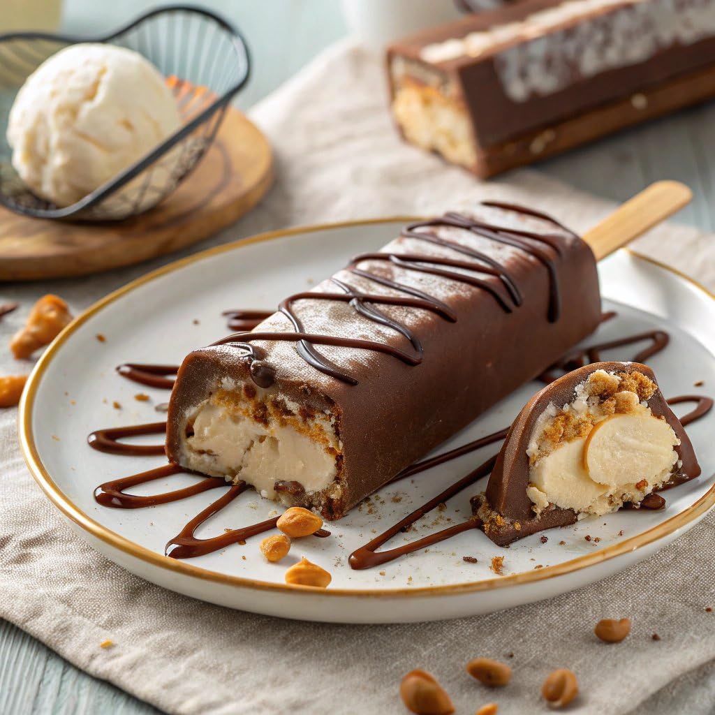 SNICKERS Ice Cream, Chocolate Caramel Peanut Butter Ice Cream Bars Individually Wrapped Dessert, 6 Pack, 2 Oz Bars