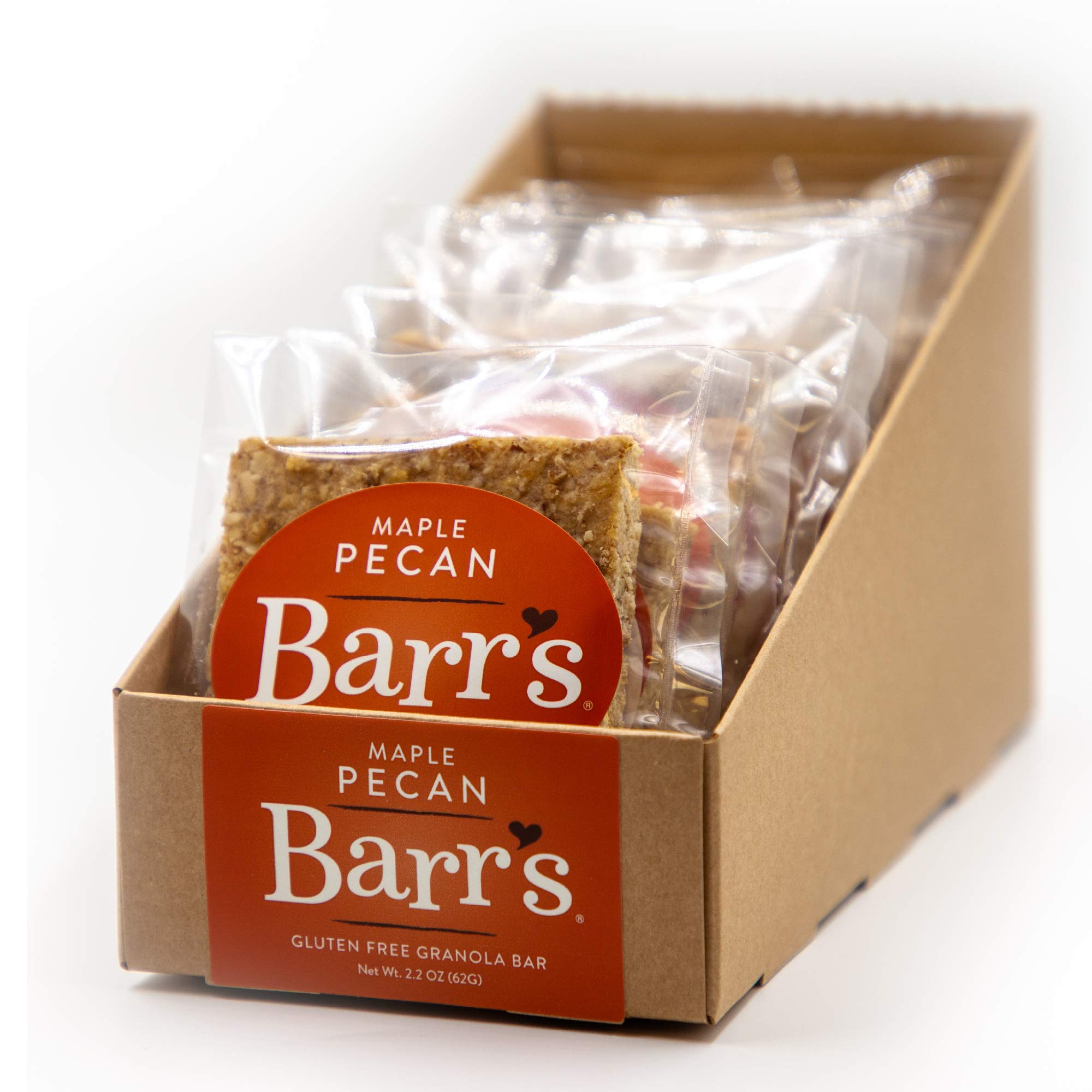 Mrs. Barr’s Natural Foods Granola Bars | Maple Pecan | Certified Organic Gluten Free Oats | Soft Texture | Small Batch | Gourmet Quality | Real